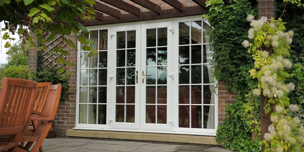 French Doors with Georgian Bar