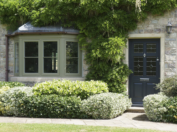 Flush Timber Windows & Front Door