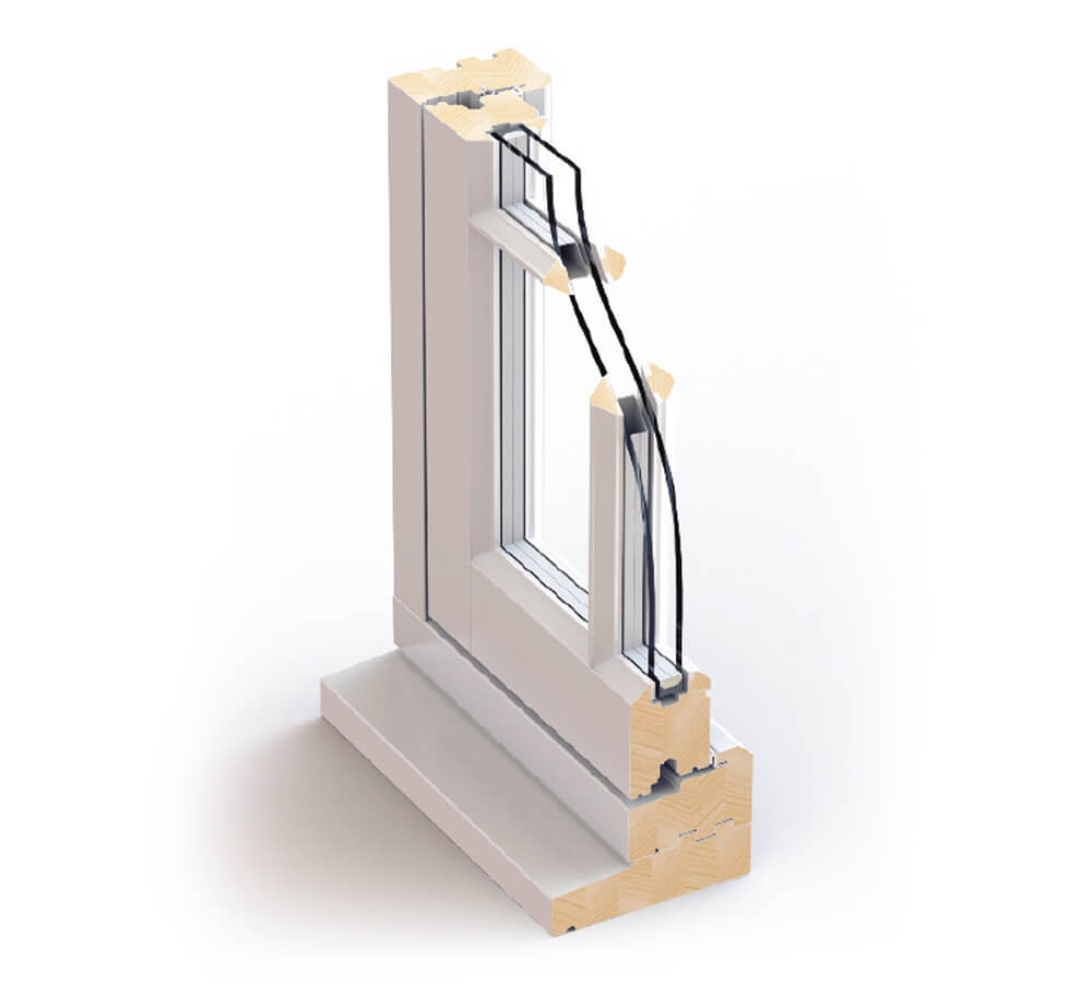 Timber Windows Cutaway Detail